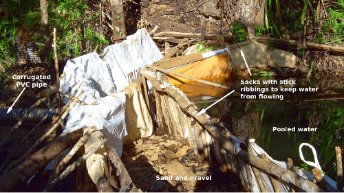Cultural Diffusionism: Makeshift Mini-Hydro by the Indigenous People of Sitio Bohoy 1 makeshift dam