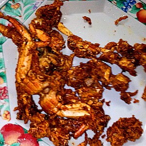 Crabbing: A Sustainable Livelihood in the Coasts of Magsaysay 3 crab meal