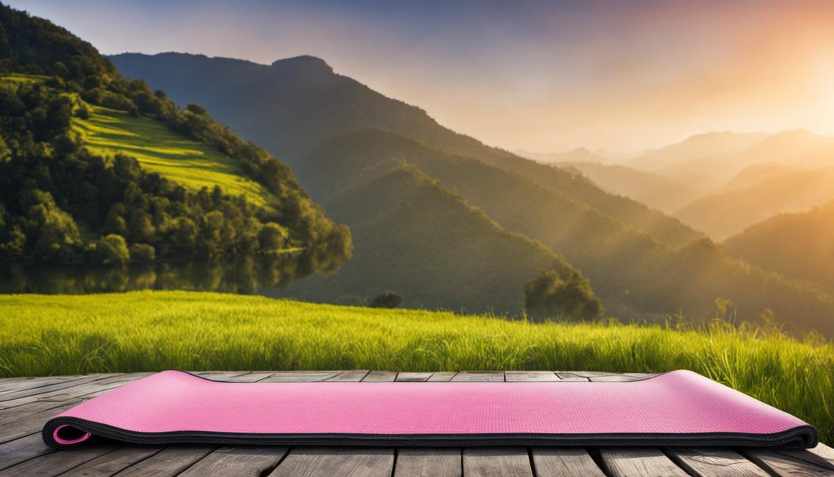8 Yoga Benefits That Work Like Magic 2 A serene image of a yoga mat in a peaceful setting.